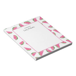 Bloc De Notas Notepad con estampado de sandía personalizada