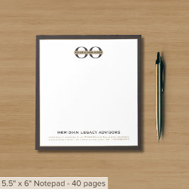 Bloc De Notas Notepad con logotipo Personalizado