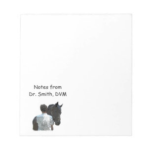 Bloc De Notas Notepad con luz de caballo de hombre