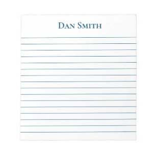 Bloc De Notas Notepad-Custom Name Notepad