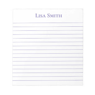 Bloc De Notas Notepad-Custom Name Notepad