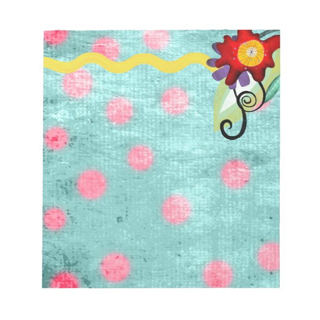 Bloc De Notas Notepad Cute Flora (Frente)