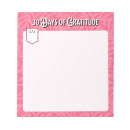 Bloc De Notas Notepad de 30 días de gratitud