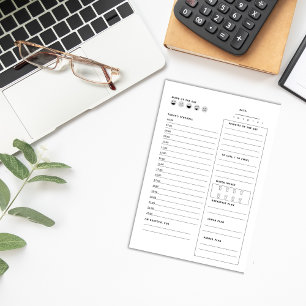 Bloc De Notas Notepad de agenda diaria
