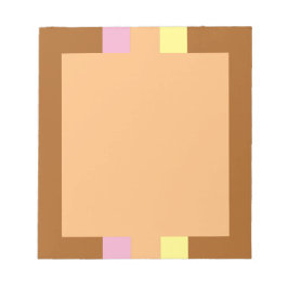 Bloc De Notas Notepad de bandas retro (Naranja Multi)