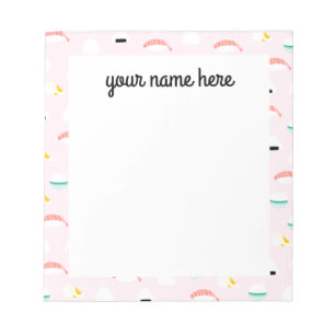Bloc De Notas Notepad de bolas de arroz personalizadas