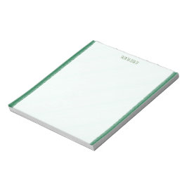 Bloc De Notas Notepad de bordes verdes