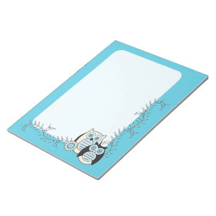 Bloc De Notas Notepad de búhos de invierno