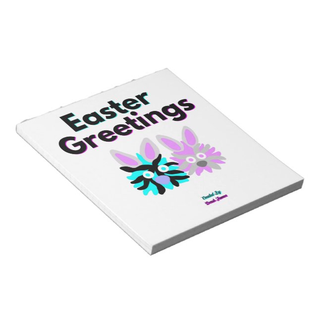 Bloc De Notas Notepad de Bunny Fuzzies (Lado Derecho)