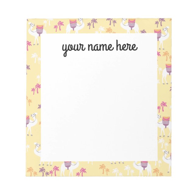 Bloc De Notas Notepad de camello personalizado (Frente)