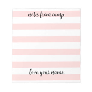 Bloc De Notas Notepad de Campamento de Verano de Chicas Personal