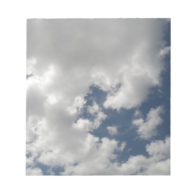 Bloc De Notas Notepad de cielo nublado (Frente)