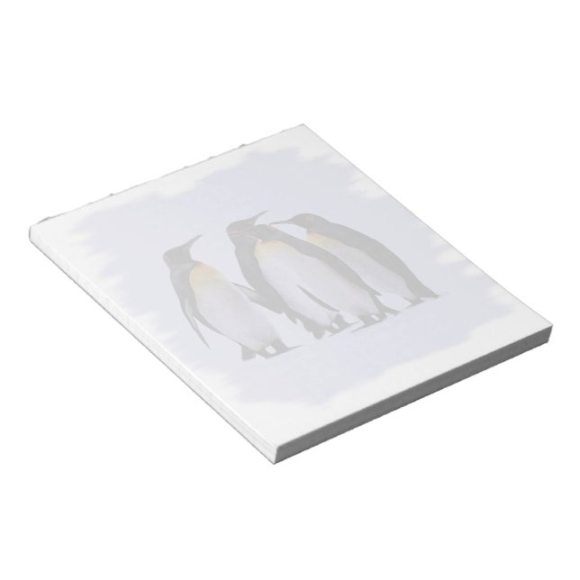 Bloc De Notas Notepad de cuatro pingüinos 5.5x6" (Lado Derecho)