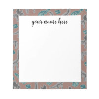 Notepad de dinosaurio fosilizado personalizado