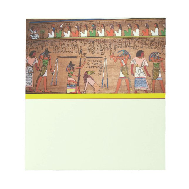 Bloc De Notas Notepad de Egipto-Hieroglyphs (Frente)