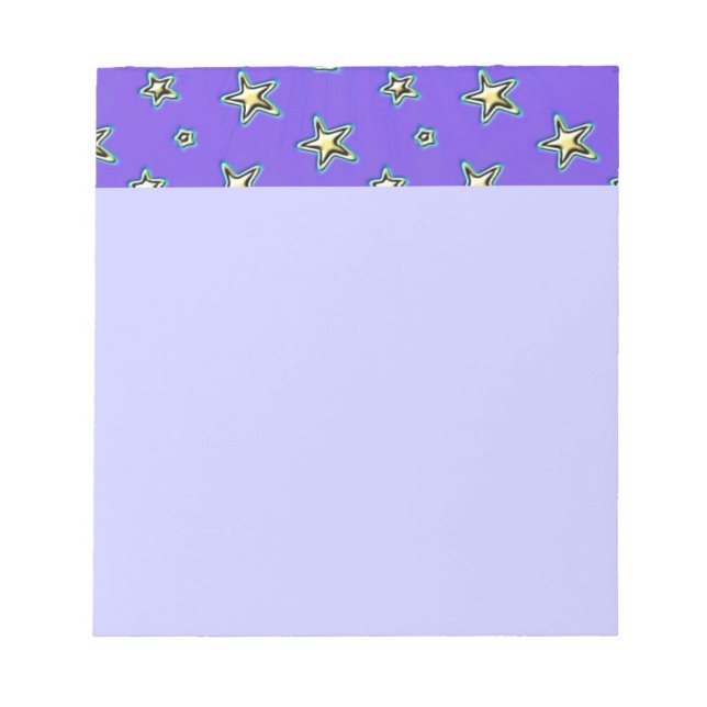 Bloc De Notas Notepad de estrellas (Frente)