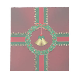 Bloc De Notas Notepad de estrellas y rayas Navidades