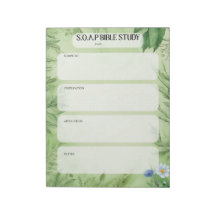 Notepad de estudio de la Biblia SOAP