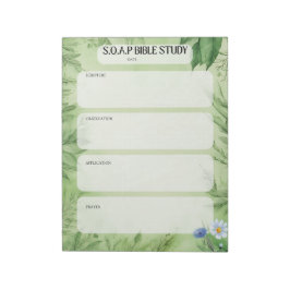 Bloc De Notas Notepad de estudio de la Biblia SOAP