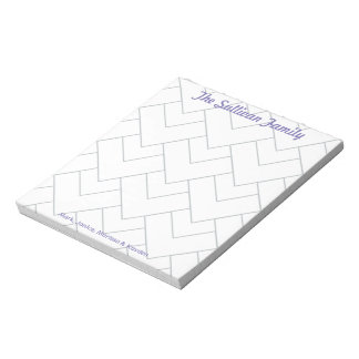 Bloc De Notas Notepad de familia personalizada, Stationery Perso