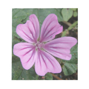 Bloc De Notas Notepad de flor violeta de bonito