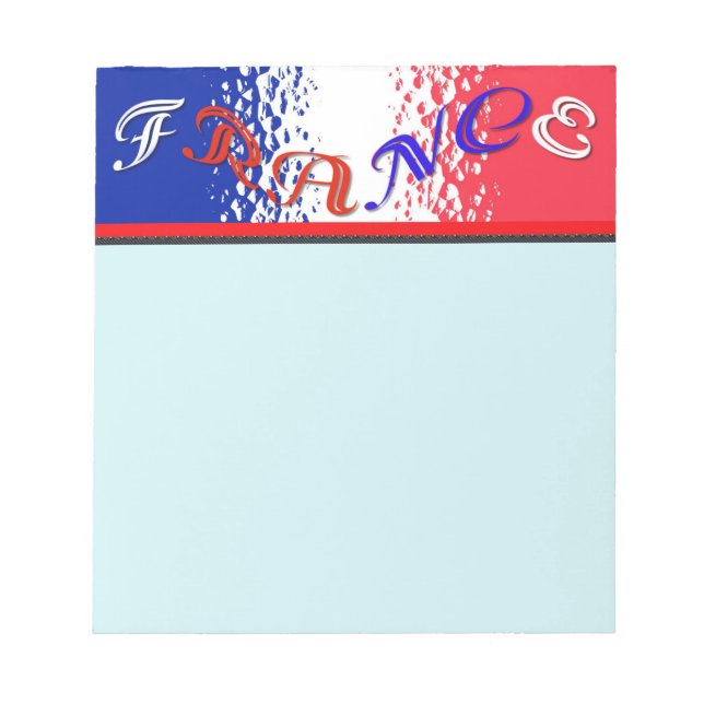 Bloc De Notas Notepad de Francia (Frente)