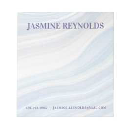 Bloc De Notas Notepad de Geode de Marble de Guay