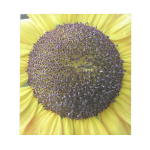 Bloc De Notas Notepad de girasol amarillo