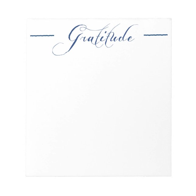 Bloc De Notas Notepad de gratitud (Frente)
