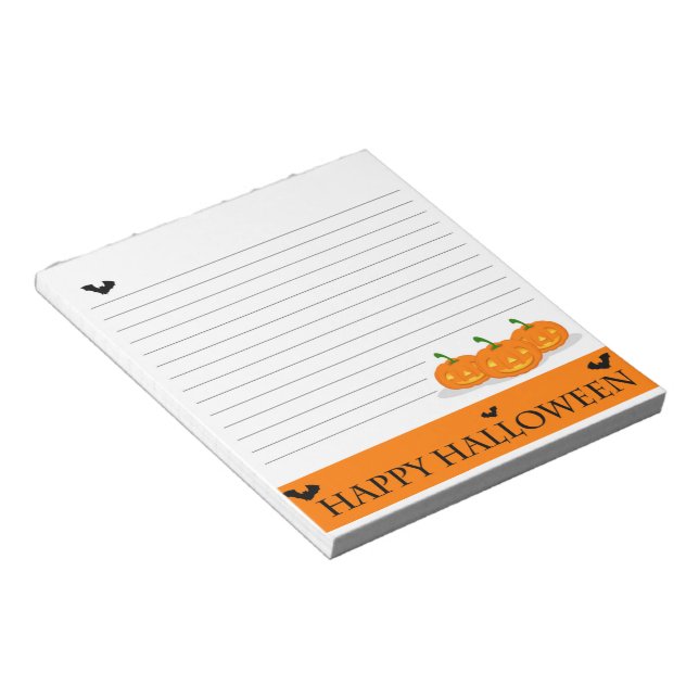 Bloc De Notas Notepad de Halloween (Lado Derecho)