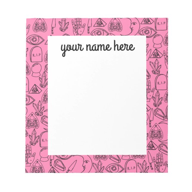 Bloc De Notas Notepad de Halloween personalizado (Frente)