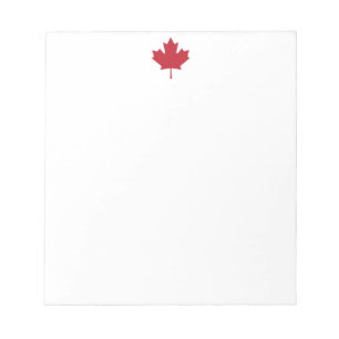 Bloc De Notas Notepad de hoja de arce de Canadá