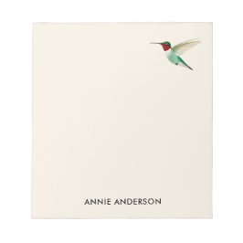 Bloc De Notas Notepad de Hummingbird personalizado con trompeta