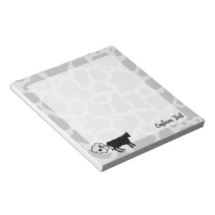 Bloc De Notas Notepad de icono del metano de vaca