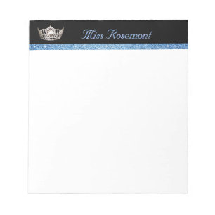 Bloc De Notas Notepad de la Corona de Miss América