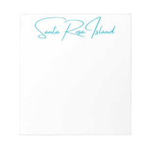 Bloc De Notas Notepad de la isla Santa Rosa