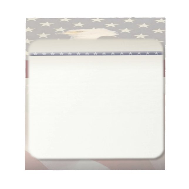 Bloc De Notas Notepad de la Libertad Estadounidense (Frente)