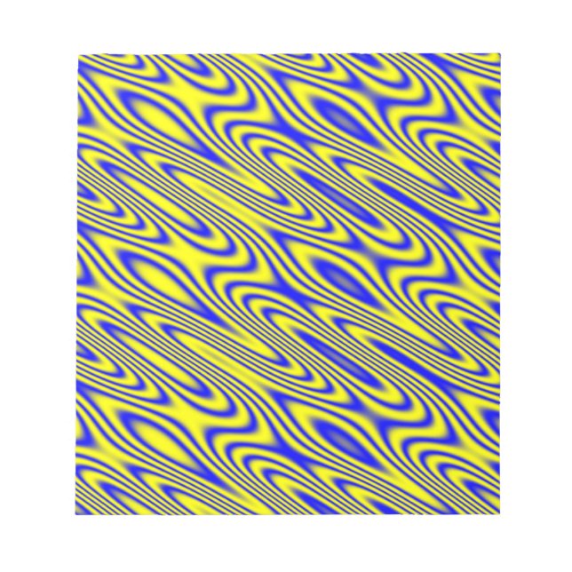 Bloc De Notas Notepad de Lapis Lasuli Swirlies (Frente)