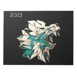 Bloc De Notas Notepad de león personalizable