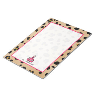 Bloc De Notas Notepad de Leopard Teacher