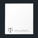 Bloc De Notas Notepad de ley divertida personalizada<br><div class="desc">Notepad de ley divertida personalizada | Importantes elementos de la ley | Regalo de abogado | Regalo de graduación de la Facultad de Derecho</div>