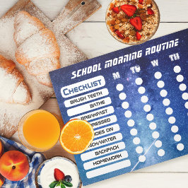 Bloc De Notas Notepad de lista de comprobación de rutina diaria 