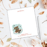 Bloc De Notas Notepad de los amantes del libro de ardilla otoñal<br><div class="desc">Las adorables obras de arte de ardilla hacen que este bloc de notas destaque. Añade tu nombre e información a este dulce diseño. ¡Ideal para los amantes de las ardillas o de los libros, tanto niños como adultos! Este diseño es acogedor, bonito y perfecto para los que les gusta leer....</div>
