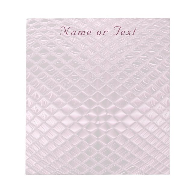 Bloc De Notas Notepad de magenta decorativo (Frente)