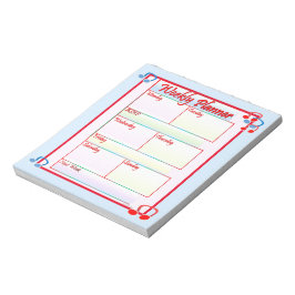 Bloc De Notas Notepad de Melody Weekly Planner