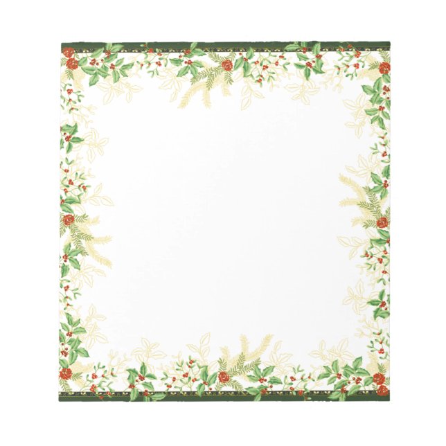 Bloc De Notas Notepad de Navidades de corte (Frente)