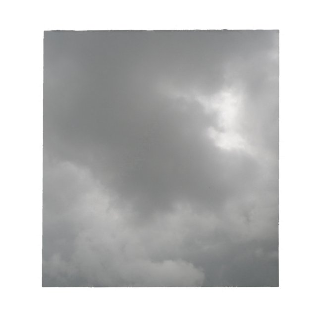 Bloc De Notas Notepad de nubes de tormenta (Frente)