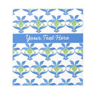 Bloc De Notas Notepad de patrón Art Nouveau de personalizable o