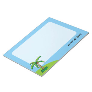Bloc De Notas Notepad de Personalizado de árbol de palmas