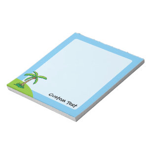 Bloc De Notas Notepad de Personalizado de árbol de palmas